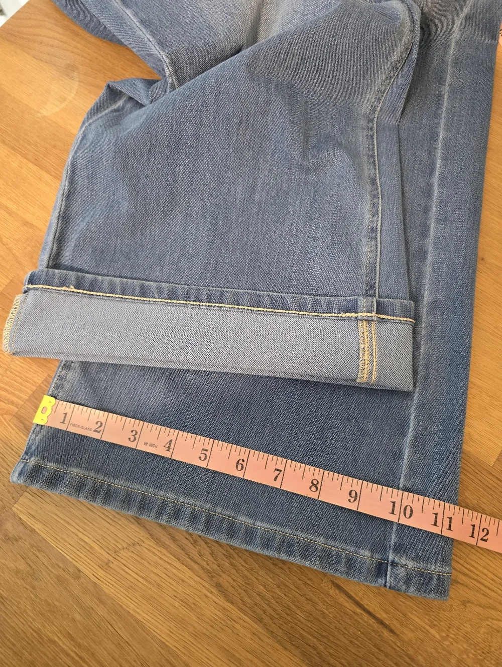 Halara Flex Asymmetric Low Rise Baggy Wide Leg Washed Casual Jean M Tall (8-10) - Picture 12 of 13